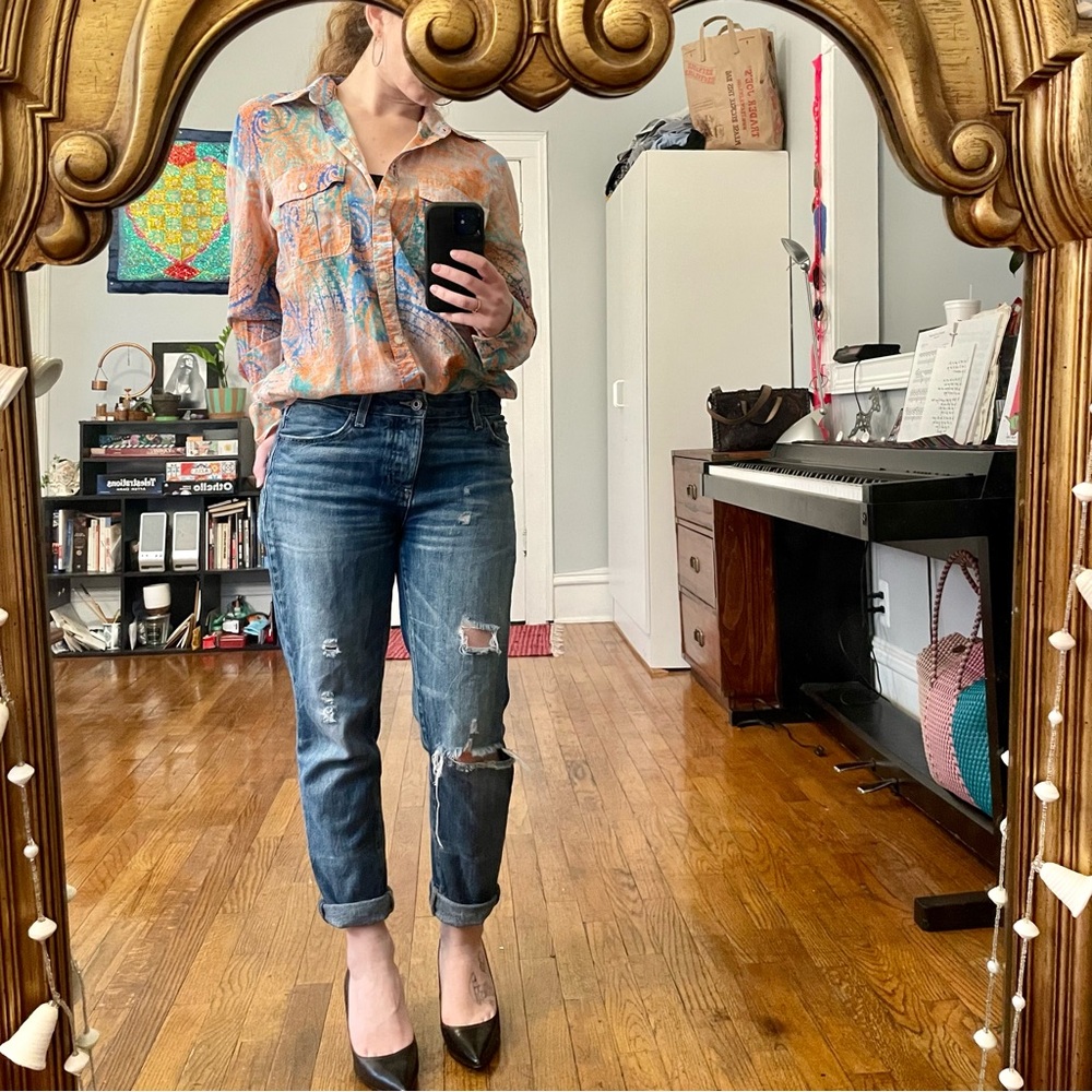 Ralph Lauren Tie Dye Button Down - Picture 1 of 7